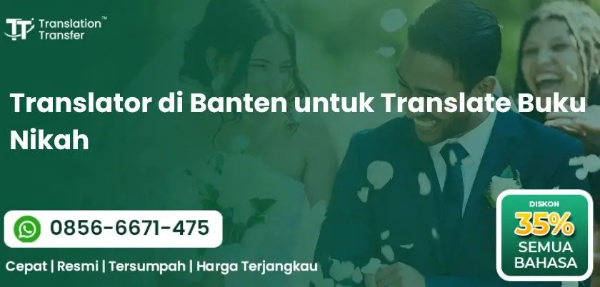 Translator di Banten untuk Translate Buku Nikah