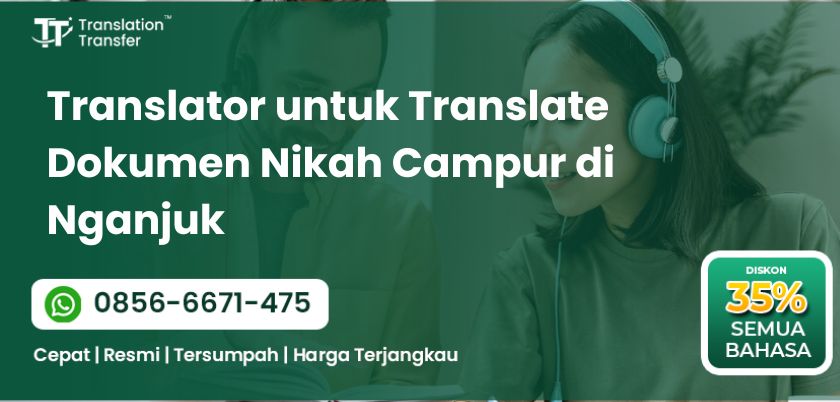 Translate Dokumen Nikah Campur di Nganjuk