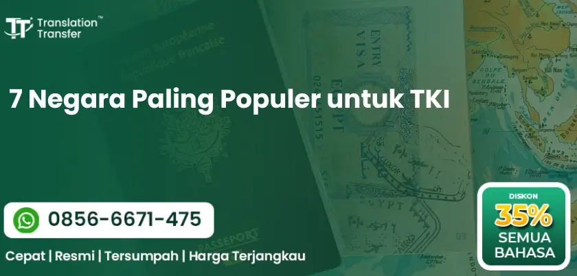 7 Negara Paling Populer untuk TKI