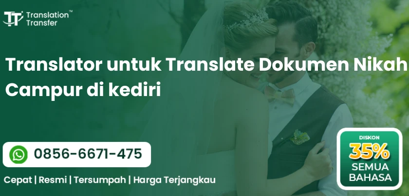 Translator untuk Translate Dokumen Nikah Campur di kediri