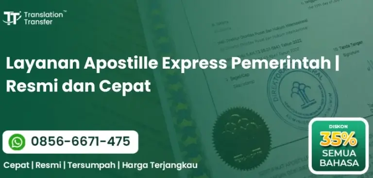 Layanan Apostille Express Pemerintah | Resmi dan Cepat
