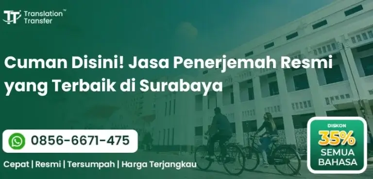 Jasa Penerjemah Resmi yang Terbaik di Surabaya