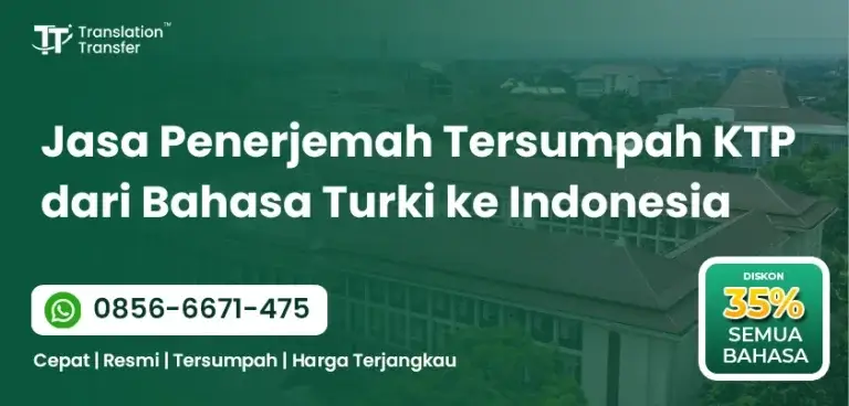Penerjemah Tersumpah KTP dari Bahasa Turki ke Indonesia