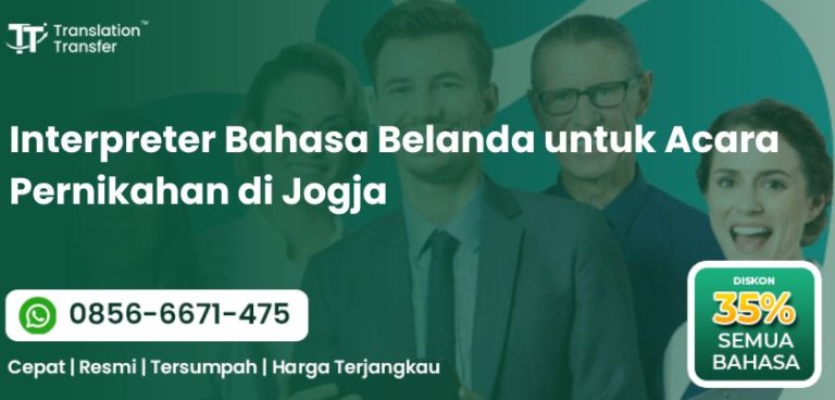 Interpreter Bahasa Belanda untuk Acara Pernikahan di Jogja