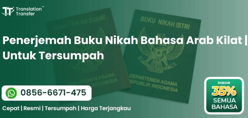 Penerjemah Buku Nikah Bahasa Arab Kilat