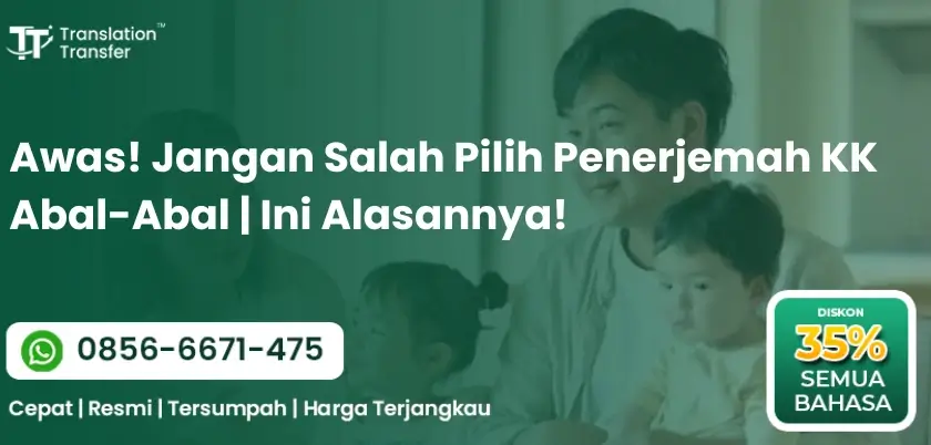 Jangan Salah Pilih Penerjemah KK Abal-Abal