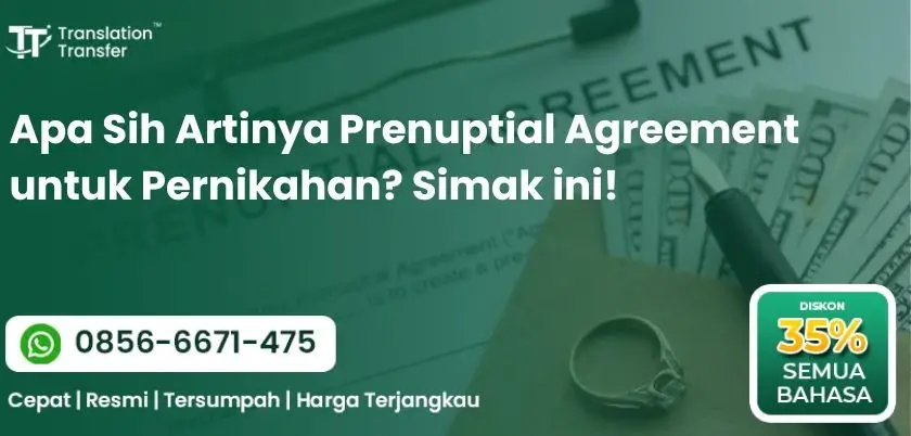 Apa Sih Artinya Prenuptial Agreement untuk Pernikahan