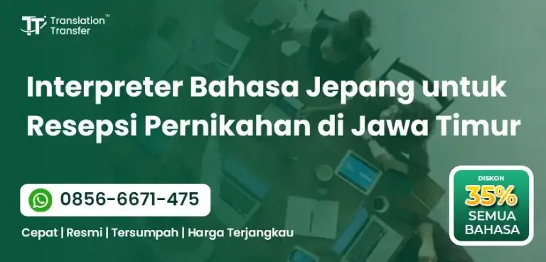 Interpreter Bahasa Jepang untuk Resepsi Pernikahan di Jawa Timur