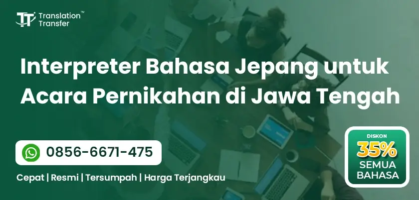 Interpreter Bahasa Jepang untuk Acara Pernikahan di Jawa Tengah