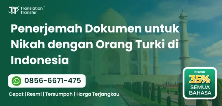 Penerjemah Dokumen untuk Nikah dengan Orang Turki di Indonesia