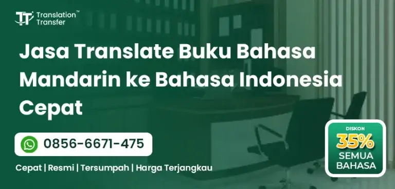 Jasa Translate Buku Bahasa Mandarin ke Bahasa Indonesia Cepat