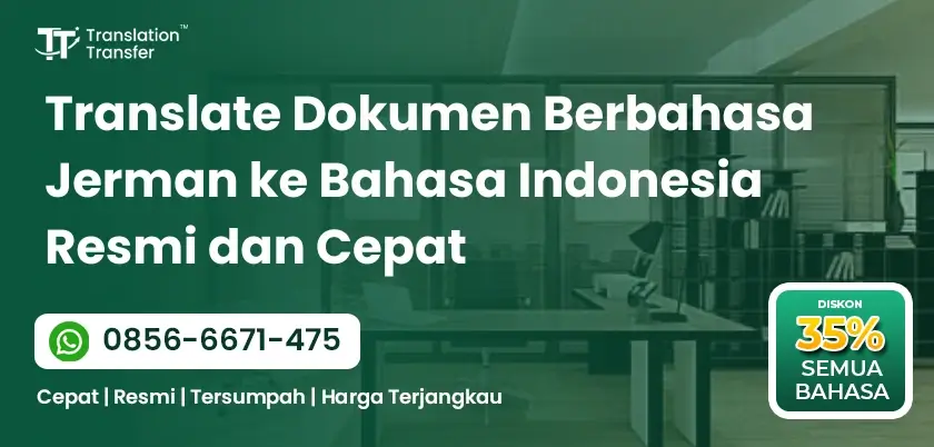 Translate Dokumen Berbahasa Jerman ke Bahasa Indonesia Resmi dan Cepat