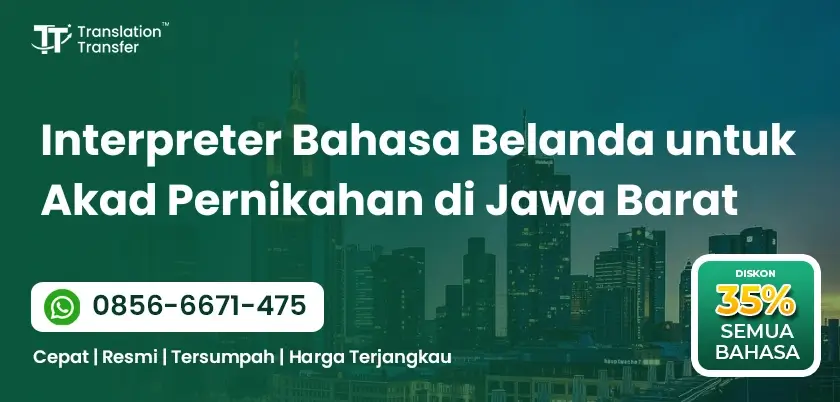 Interpreter Bahasa Belanda untuk Akad Pernikahan di Jawa Barat