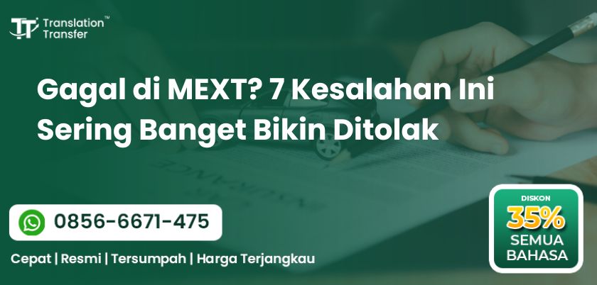 Gagal di MEXT?