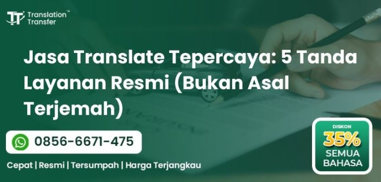 Jasa Translate Tepercaya