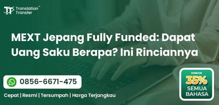 MEXT Jepang Fully Funded: