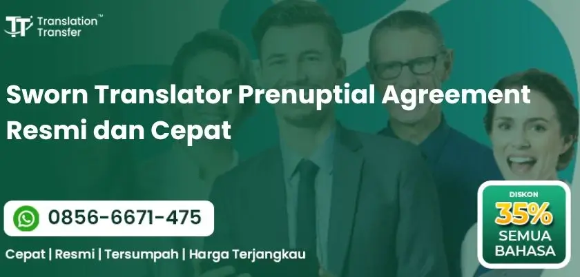Sworn Translator Prenuptial Agreement Resmi dan Cepat