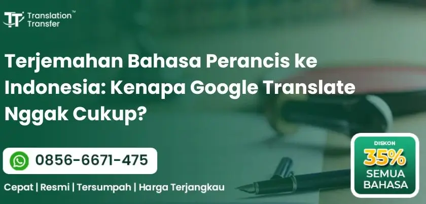 Terjemahan Bahasa Perancis ke Indonesia