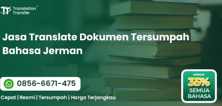 Jasa Translate Dokumen Tersumpah Bahasa Jerman