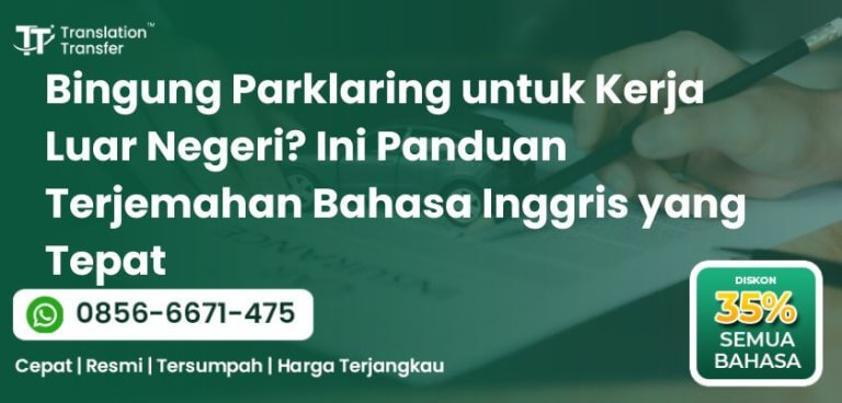 Bingung Parklaring untuk Kerja Luar Negeri