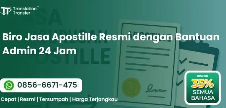 Biro Jasa Apostille Resmi dengan Bantuan Admin 24 Jam