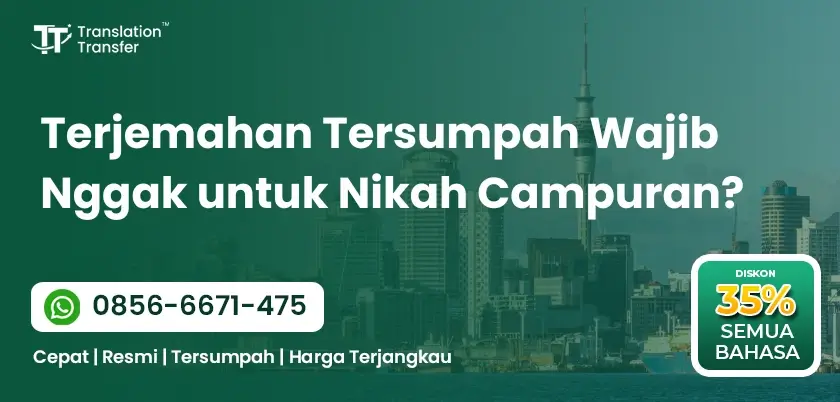 Terjemahan Tersumpah Wajib Nggak untuk Nikah Campuran