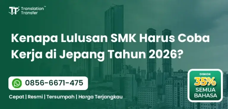 Lulusan SMK Harus Coba Kerja di Jepang Tahun 2026