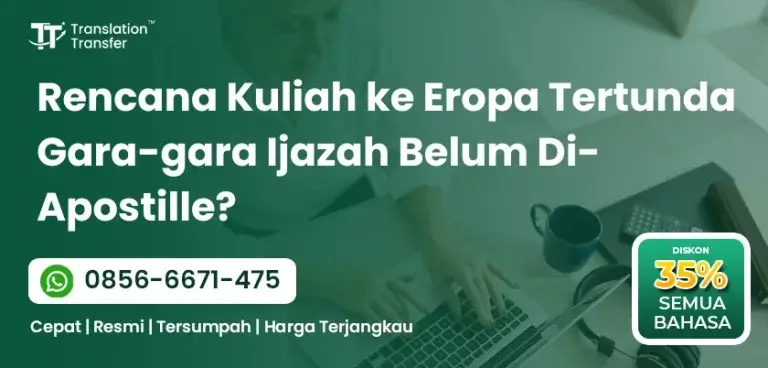 Rencana Kuliah ke Eropa Tertunda Gara-gara Ijazah Belum Di-Apostille
