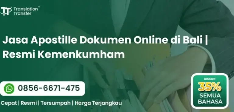 Jasa Apostille Dokumen Online di Bali