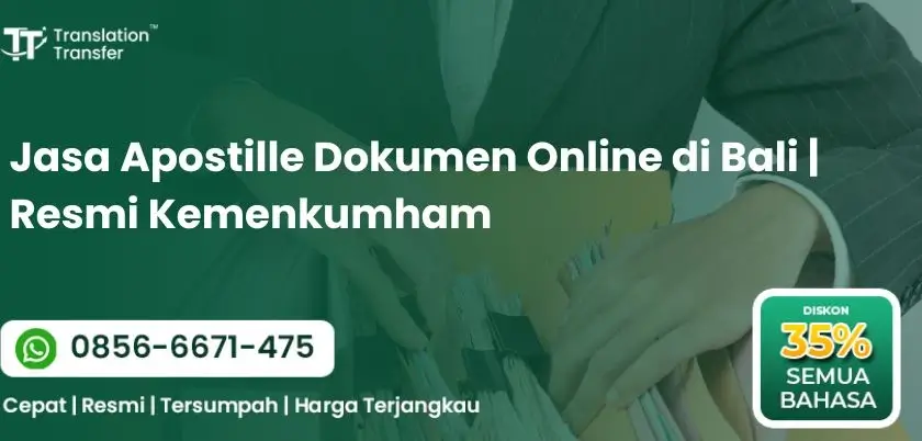Jasa Apostille Dokumen Online di Bali
