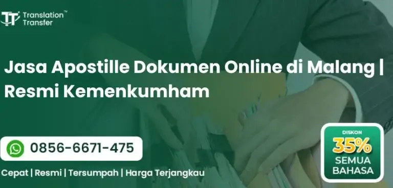 Jasa Apostille Dokumen Online di Malang