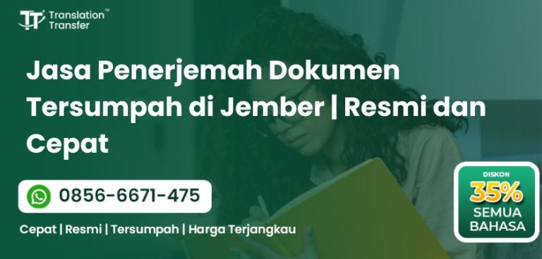 Jasa Penerjemah Dokumen Tersumpah di Jember