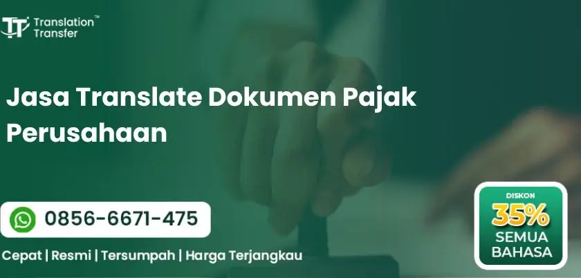 Jasa Translate Dokumen Pajak Perusahaan