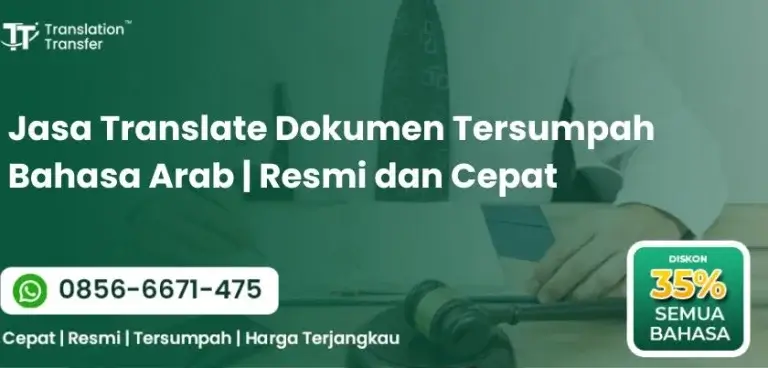 Jasa Translate Dokumen Tersumpah Bahasa Arab