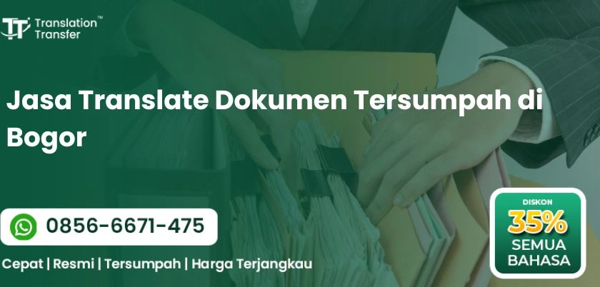 Jasa Translate Dokumen Tersumpah di Bogor