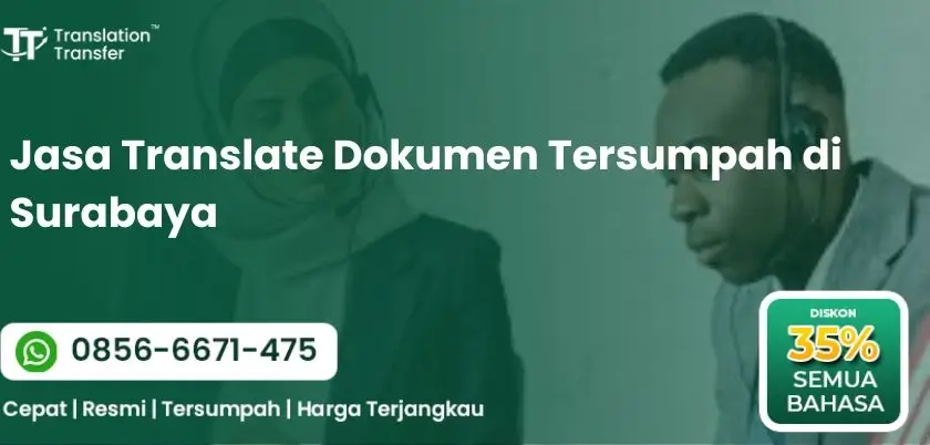 Jasa Translate Dokumen Tersumpah di Surabaya