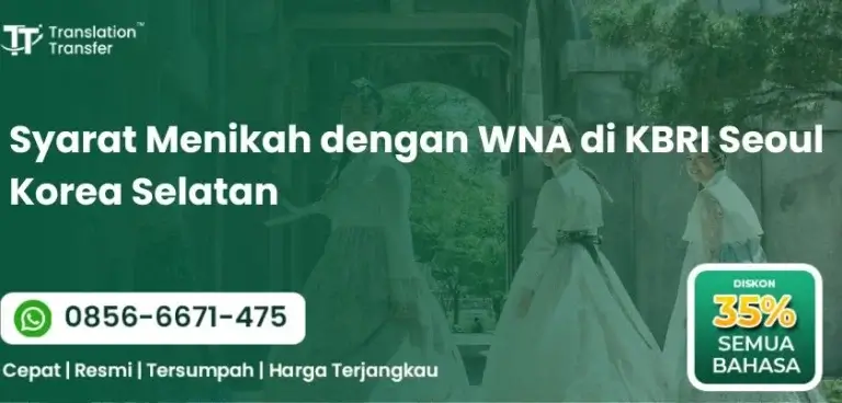 Syarat Menikah dengan WNA di KBRI Seoul Korea Selatan