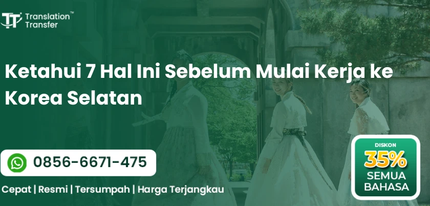 Ketahui 7 Hal Ini Sebelum Mulai Kerja ke Korea Selatan