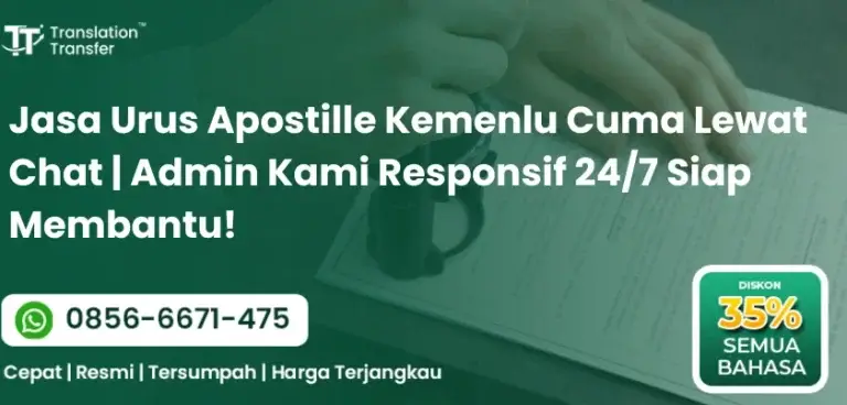 Jasa Urus Apostille Kemenlu Cuma Lewat Chat
