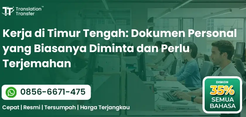 Kerja di Timur Tengah