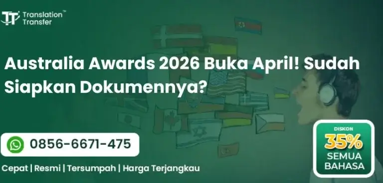 Australia Awards 2026 Buka April! Sudah Siapkan Dokumennya?