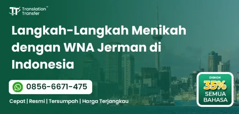 Langkah-Langkah Menikah dengan WNA Jerman di Indonesia