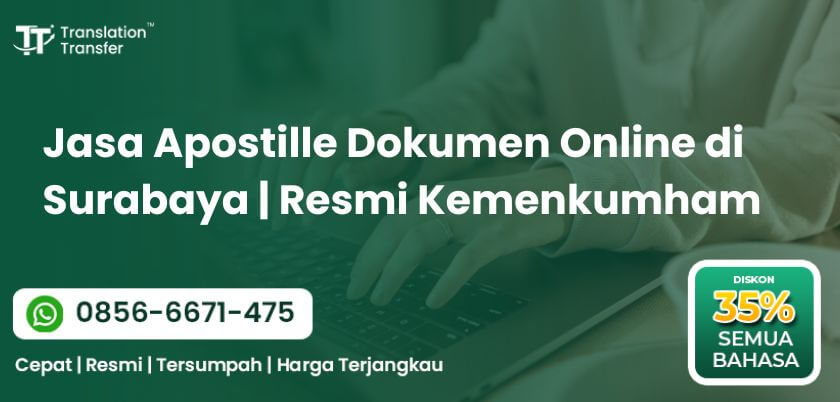 Jasa Apostille Dokumen Online di Surabaya