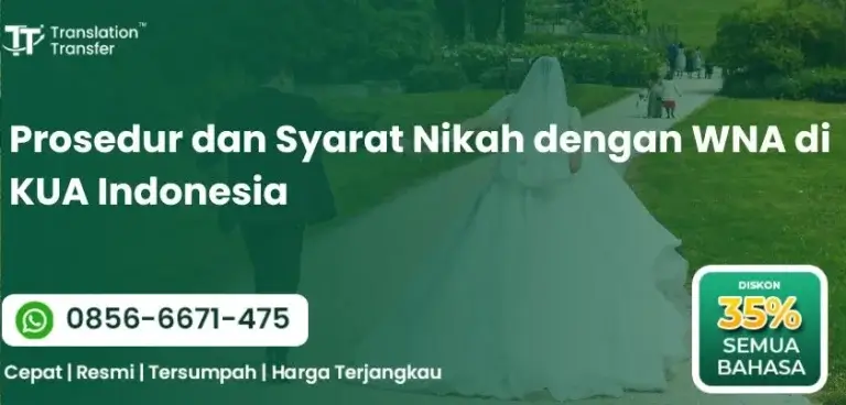 Prosedur dan Syarat Nikah dengan WNA di KUA Indonesia