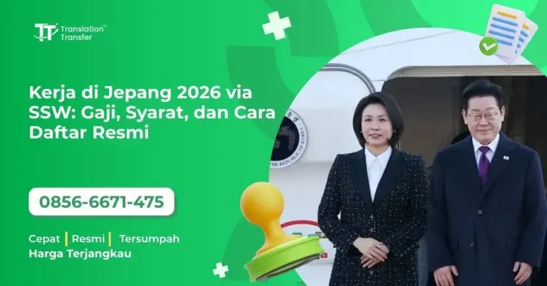 Kerja di Jepang 2026 via SSW: Gaji, Syarat, dan Cara Daftar Resmi