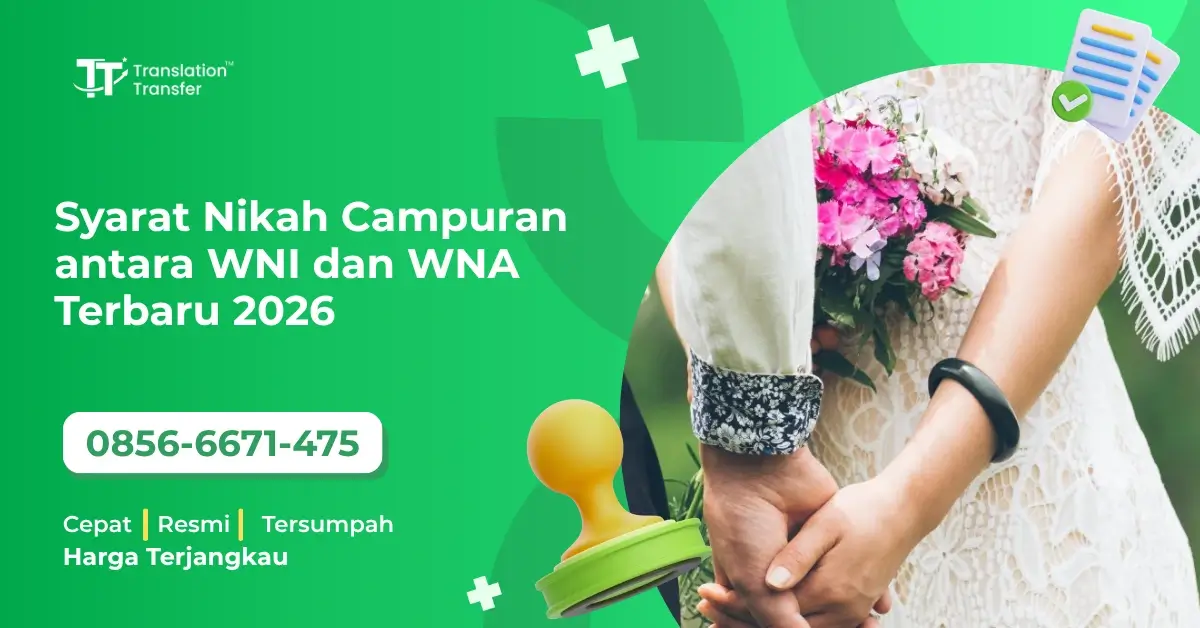Syarat Nikah Campuran antara WNI dan WNA Terbaru 2026