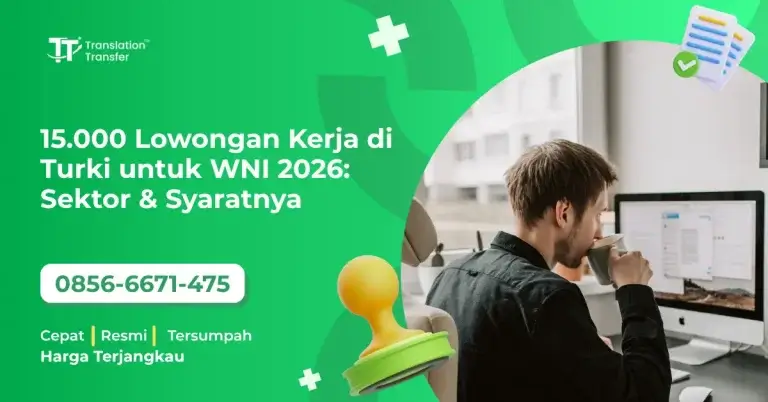 15.000 Lowongan Kerja di Turki untuk WNI 2026