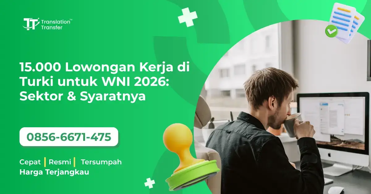 15.000 Lowongan Kerja di Turki untuk WNI 2026