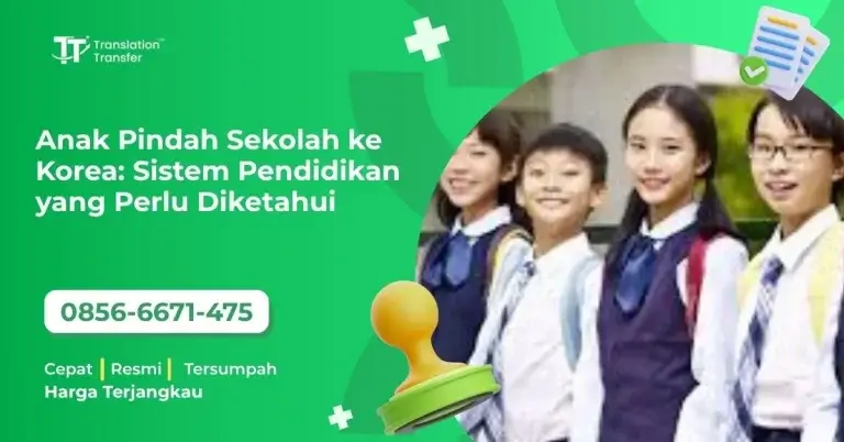 Anak Pindah Sekolah ke Korea: Sistem Pendidikan yang Perlu Diketahui