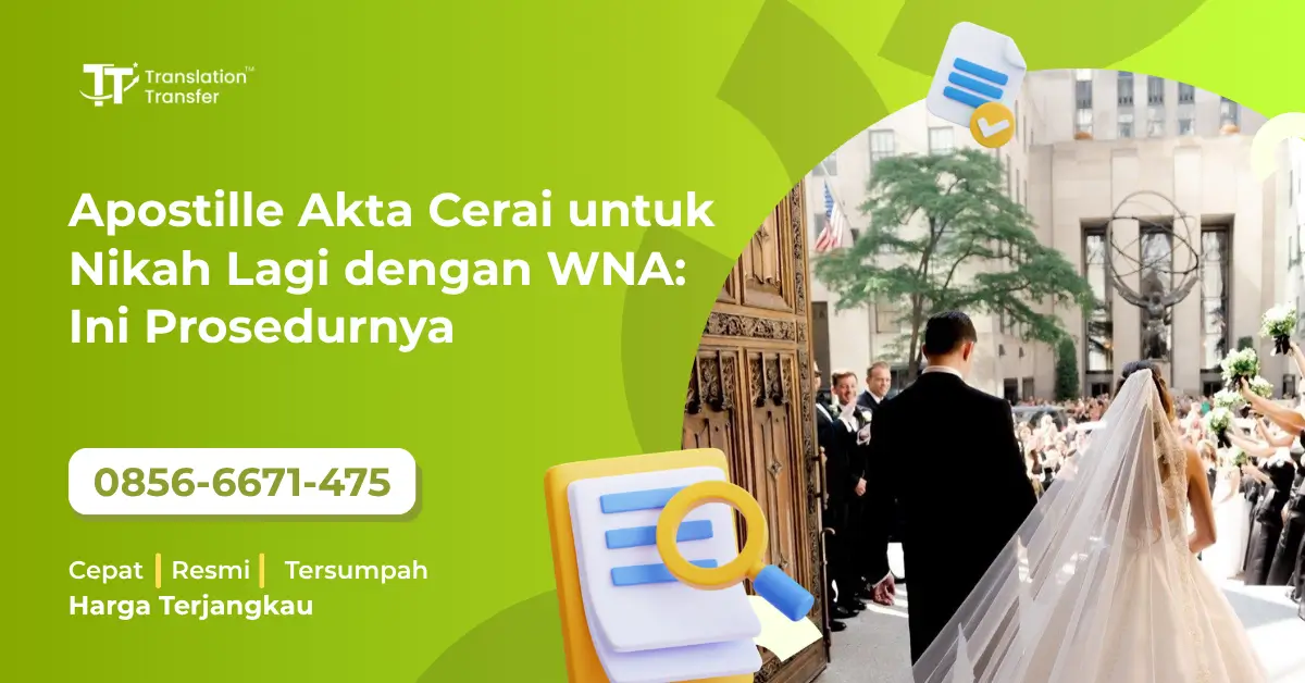 Apostille Akta Cerai untuk Nikah Lagi dengan WNA: Ini Prosedurnya